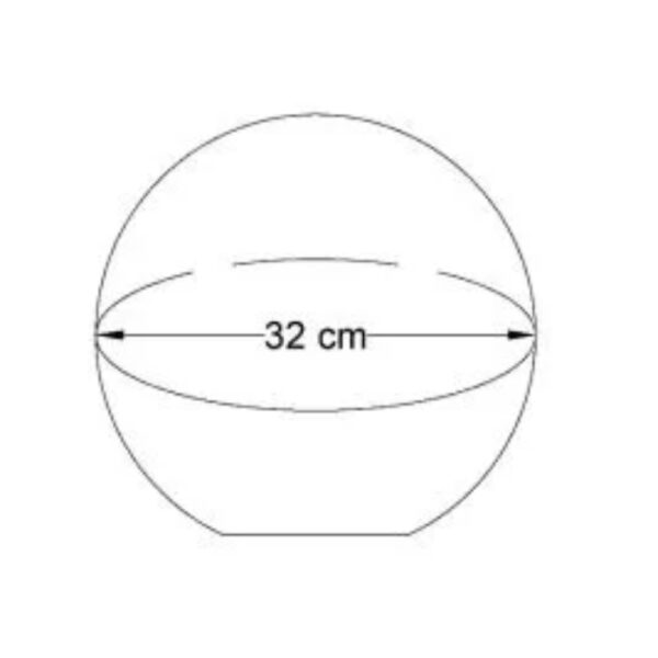 bolard-beton-ProUrban.ro bollard alb sferic din beton