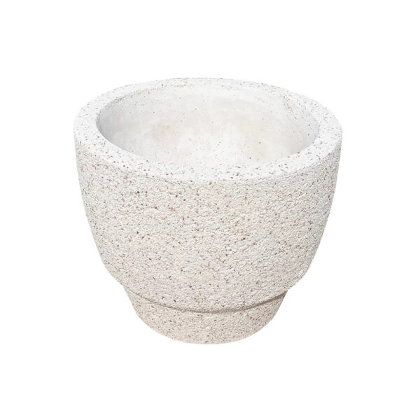 Ghiveci-rotund-din-beton-alb-si-marmura.ProUrban.ro ghiveci din beton