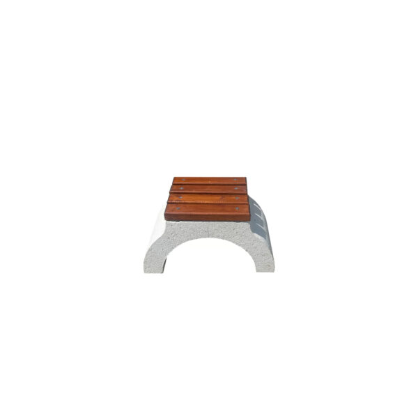 Scaun-arcada-din-beton-si-marmura-alba-mobilier-urban.ProUrban.ro scaun din beton si marmura