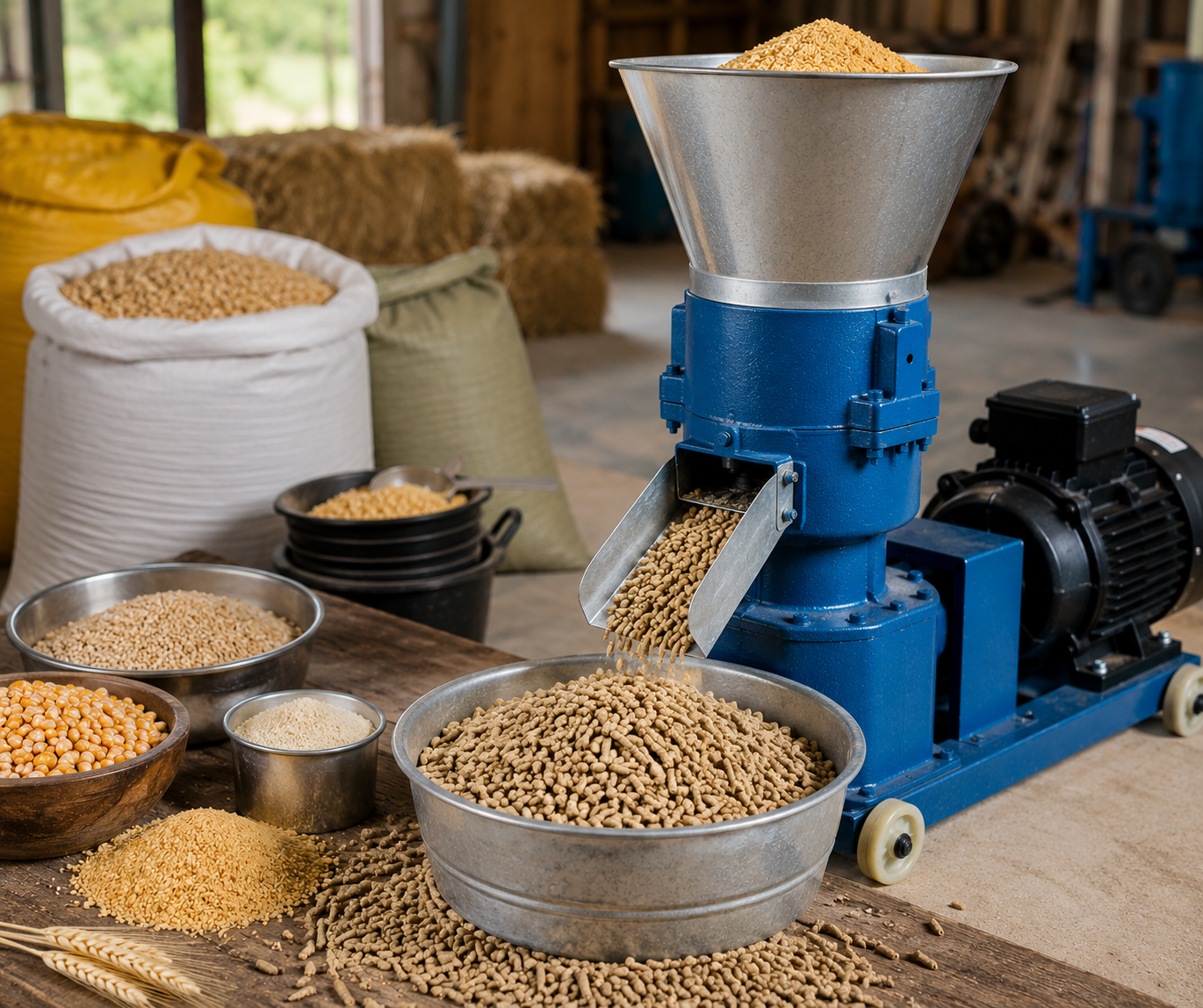 cum se prepara furajele granulate