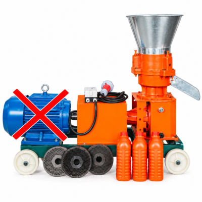 Granulator furaje Rodnic KL-260 cu 3 matrite, fără motor
