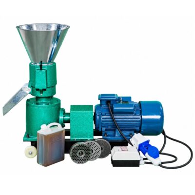 Granulator furaje Rodnic KL-120, motor inclus 3 kW/380V, 3 matrite incluse