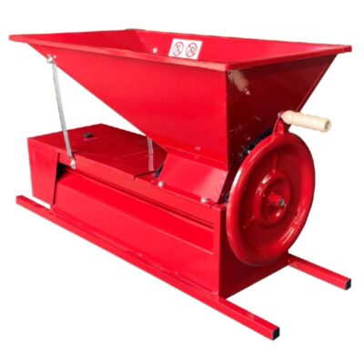 Zdrobitor de struguri manual cu desciorchinator si agitator, 50 L