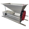 Zdrobitor de struguri manual integral din inox cu desciorchinator, 50 L