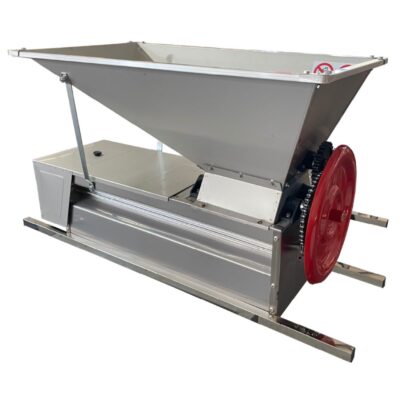 Zdrobitor de struguri manual integral din inox cu desciorchinator, 50 L